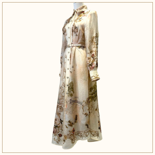 MEMENTO BUTTONED MIDI DRESS