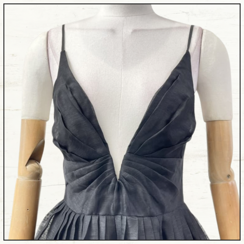HYPNOTIC V NECK MIDI DRESS