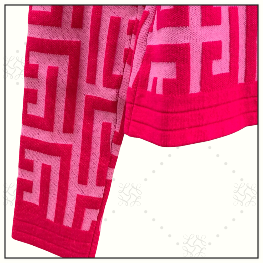 MONOGRAM KNIT CARDIGAN