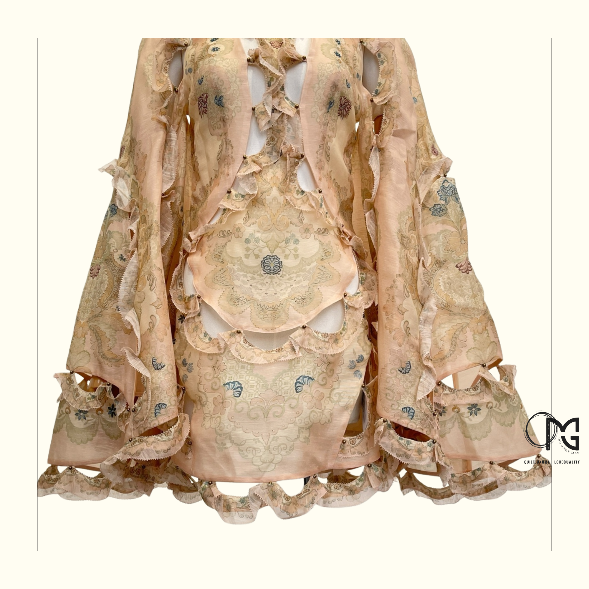 REBELLION SCALLOP MINI DRESS