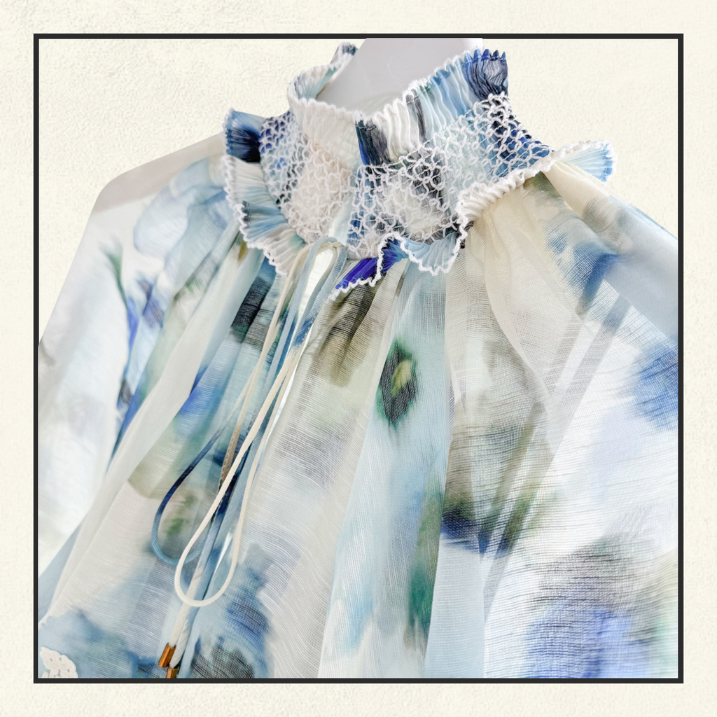 ALCHEMY SHIRRED MINI DRESS