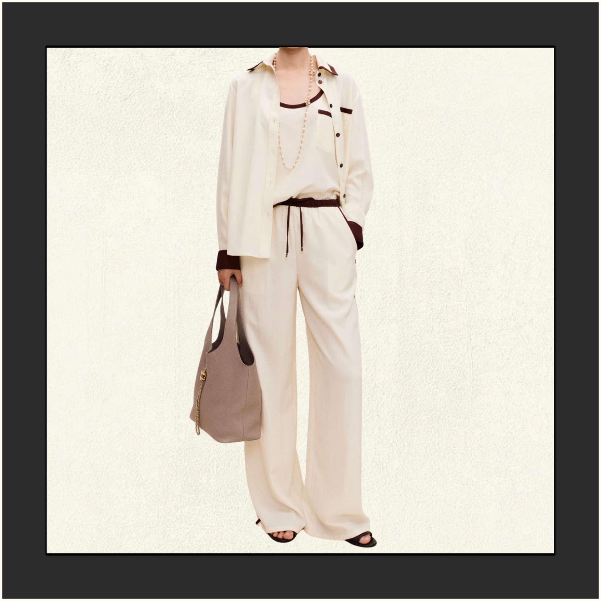 SILK TANK SHIRT & PANTS SET