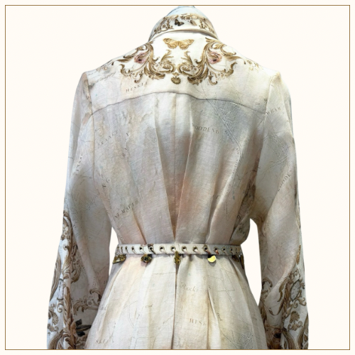 MEMENTO BUTTONED MIDI DRESS
