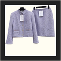TWEED JACKET & MINI SKIRT