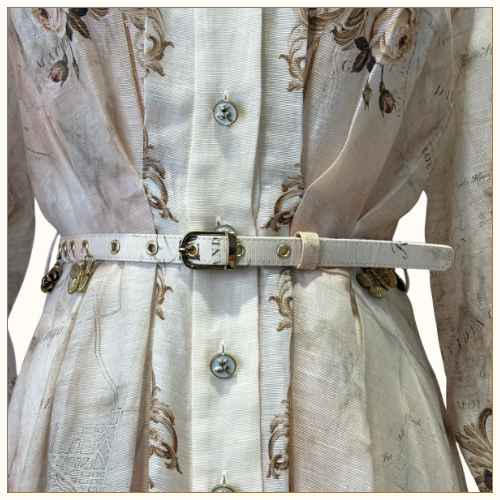 MEMENTO BUTTONED MIDI DRESS