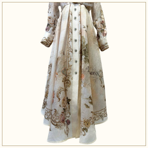 MEMENTO BUTTONED MIDI DRESS