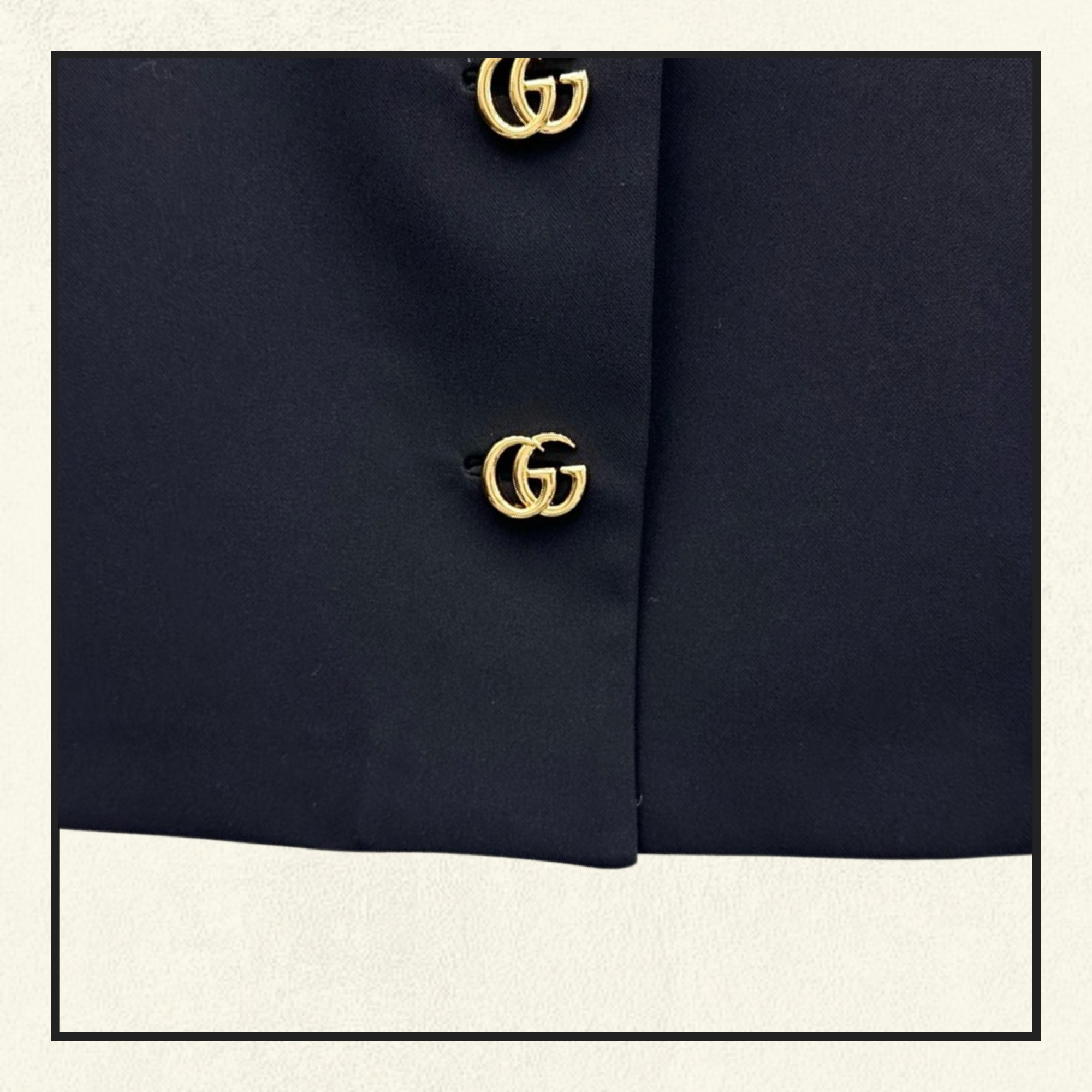 DOUBLE GG CREPE WOOL JACKET & MINI SKIRT