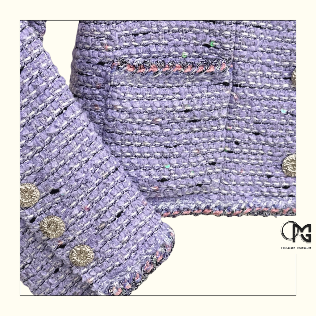 TWEED JACKET & MINI SKIRT