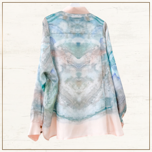 ILLUMINATE SILK SHIRT & WIDE LEG PANTS