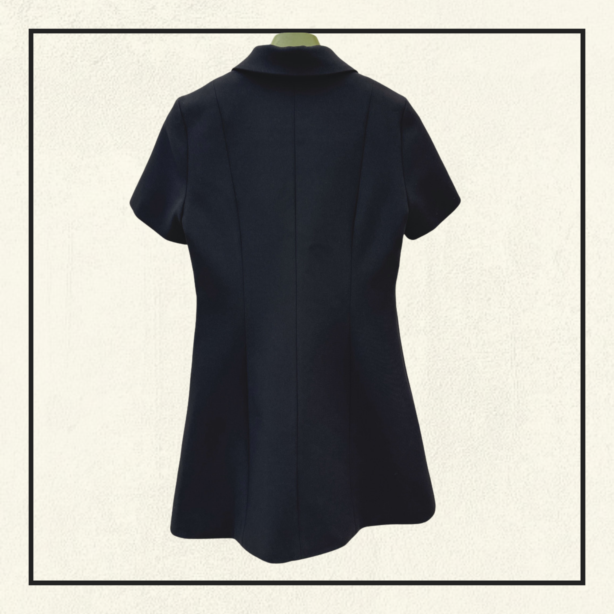 CREPE WOOL POLO DRESS