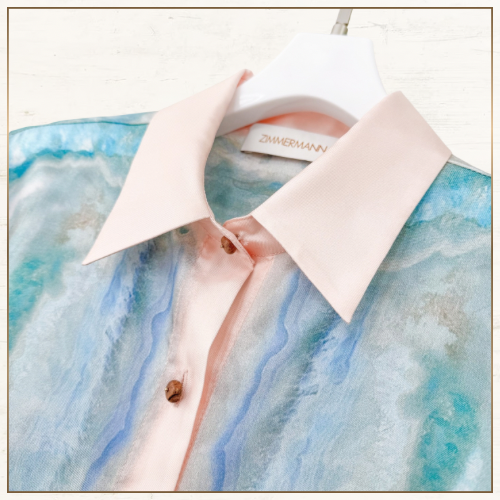 ILLUMINATE SILK SHIRT & WIDE LEG PANTS