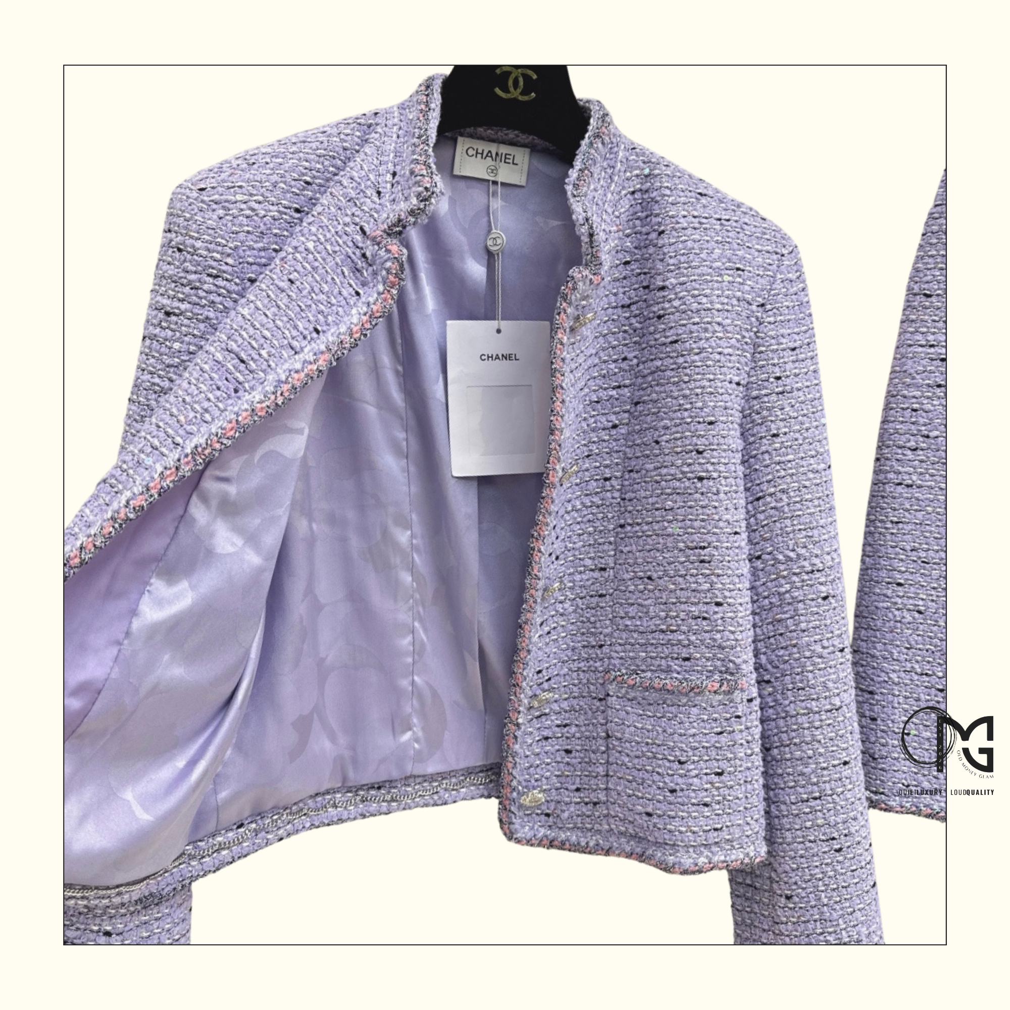 TWEED JACKET & MINI SKIRT