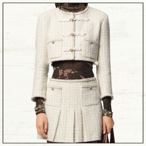 TWEED JACKET & SKIRT