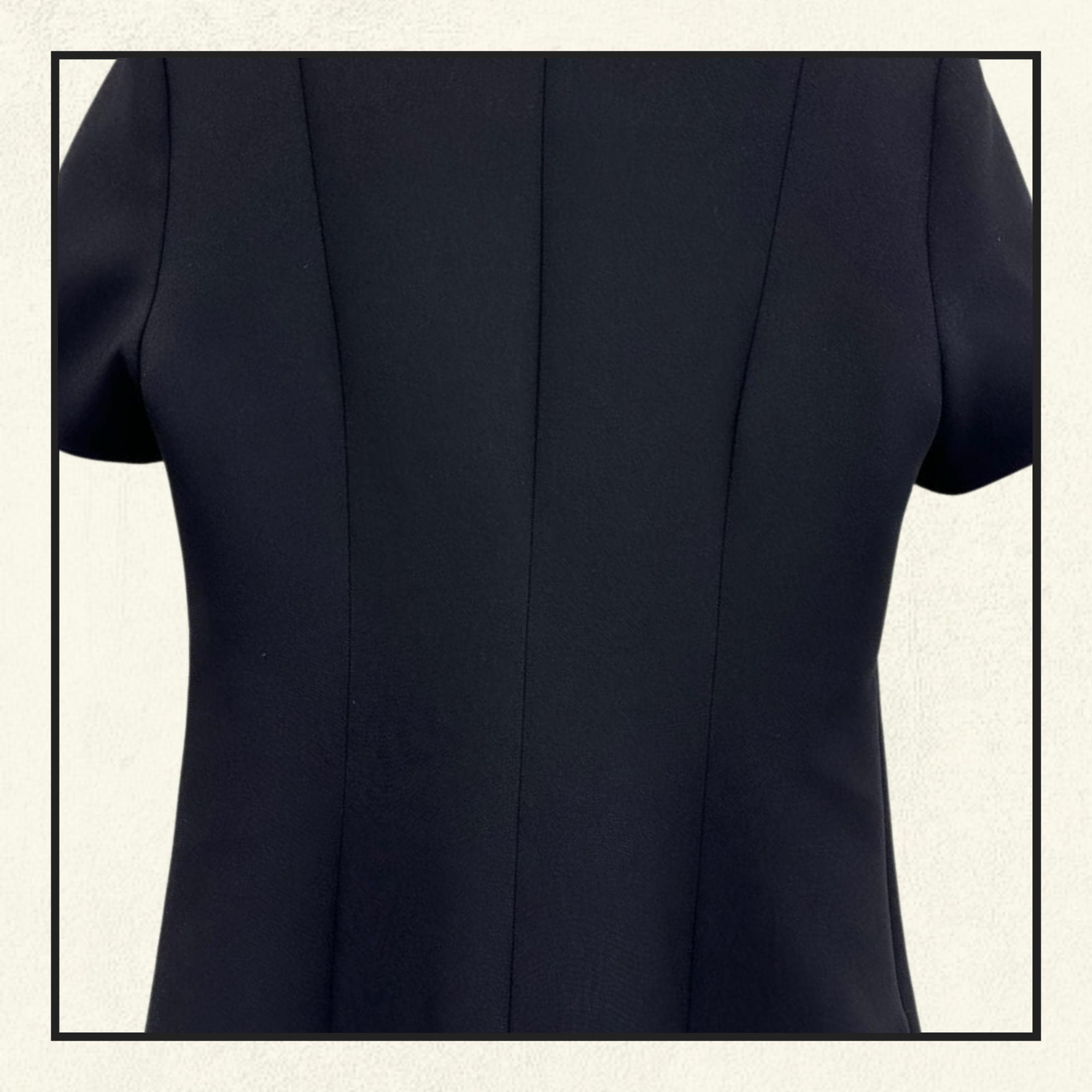CREPE WOOL POLO DRESS