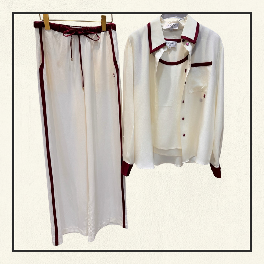 SILK TANK SHIRT & PANTS SET