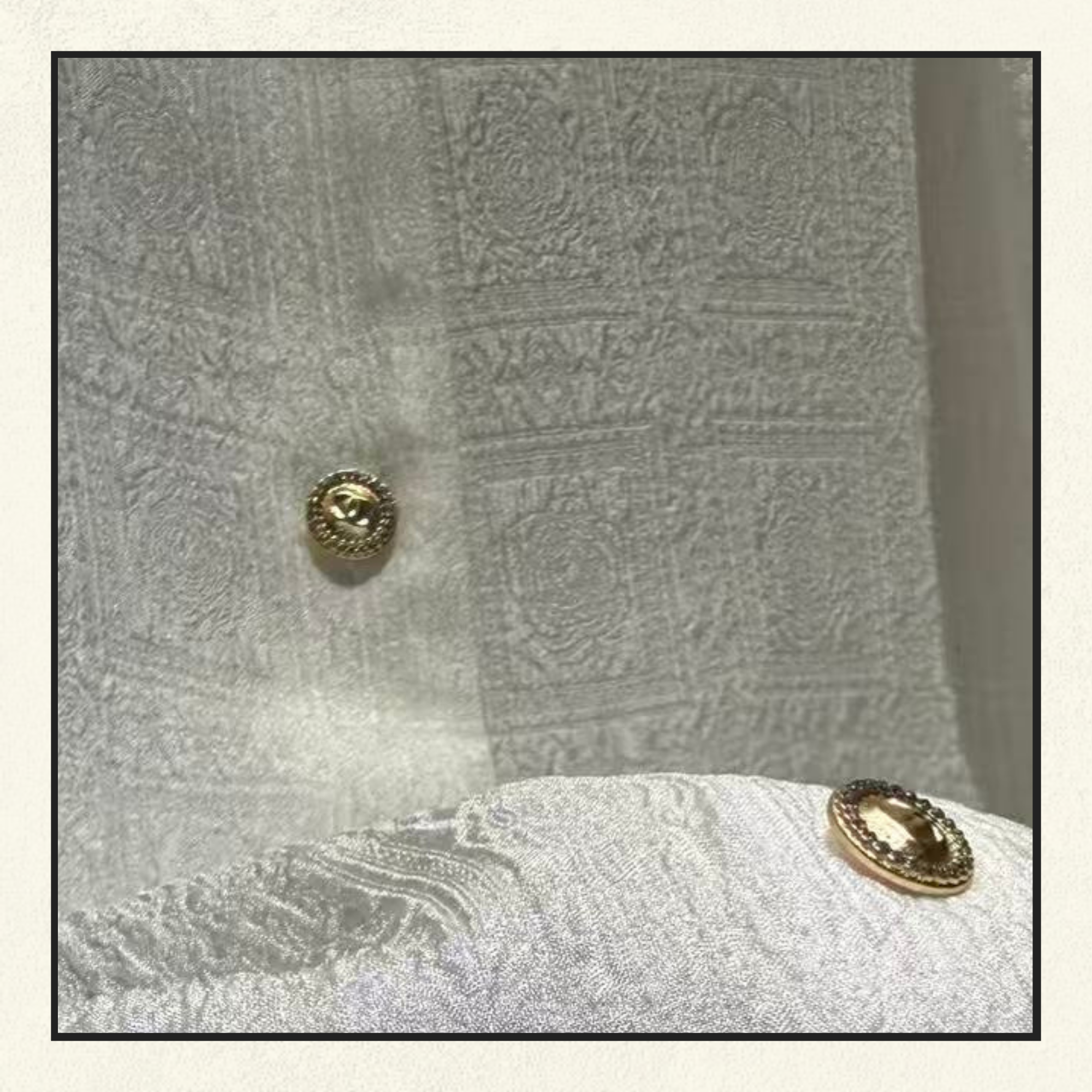 LONG SLEEVE SILK JACQUARD SHIRT