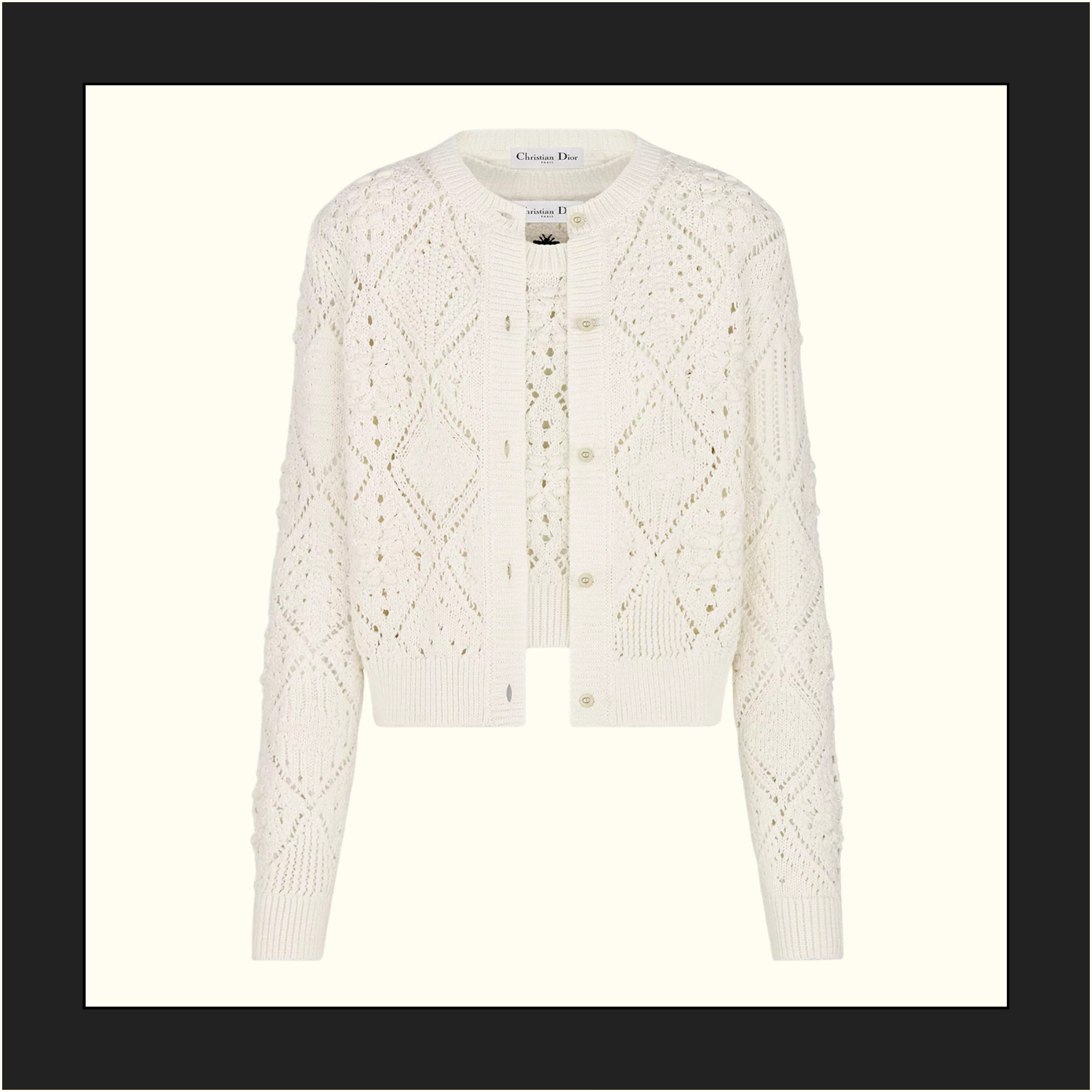 COTTON KNIT TWINSET