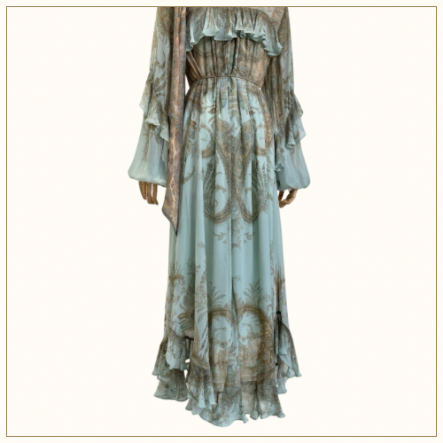 MEMENTO FLUTTER MIDI DRESS