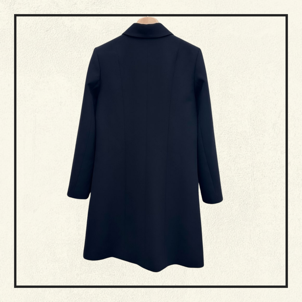 DOUBLE GG BUTTON WOOL COAT