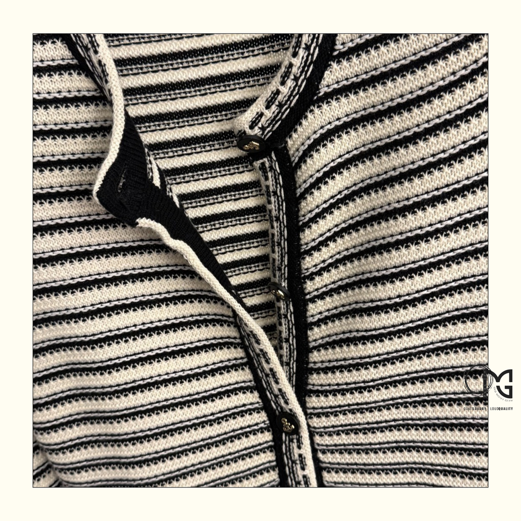 COTTON KNIT MINI DRESS & SWEATER