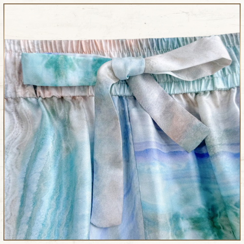 ILLUMINATE SILK SHIRT & WIDE LEG PANTS