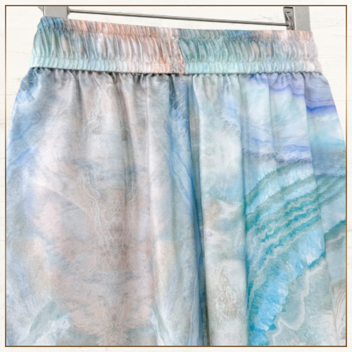 ILLUMINATE SILK SHIRT & WIDE LEG PANTS