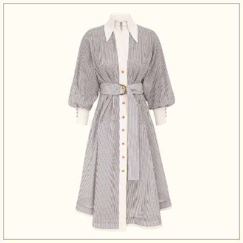 HYPNOTIC TUCK MIDI DRESS