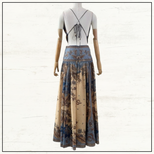 ASCENSION PLUNGE HALTER MAXI