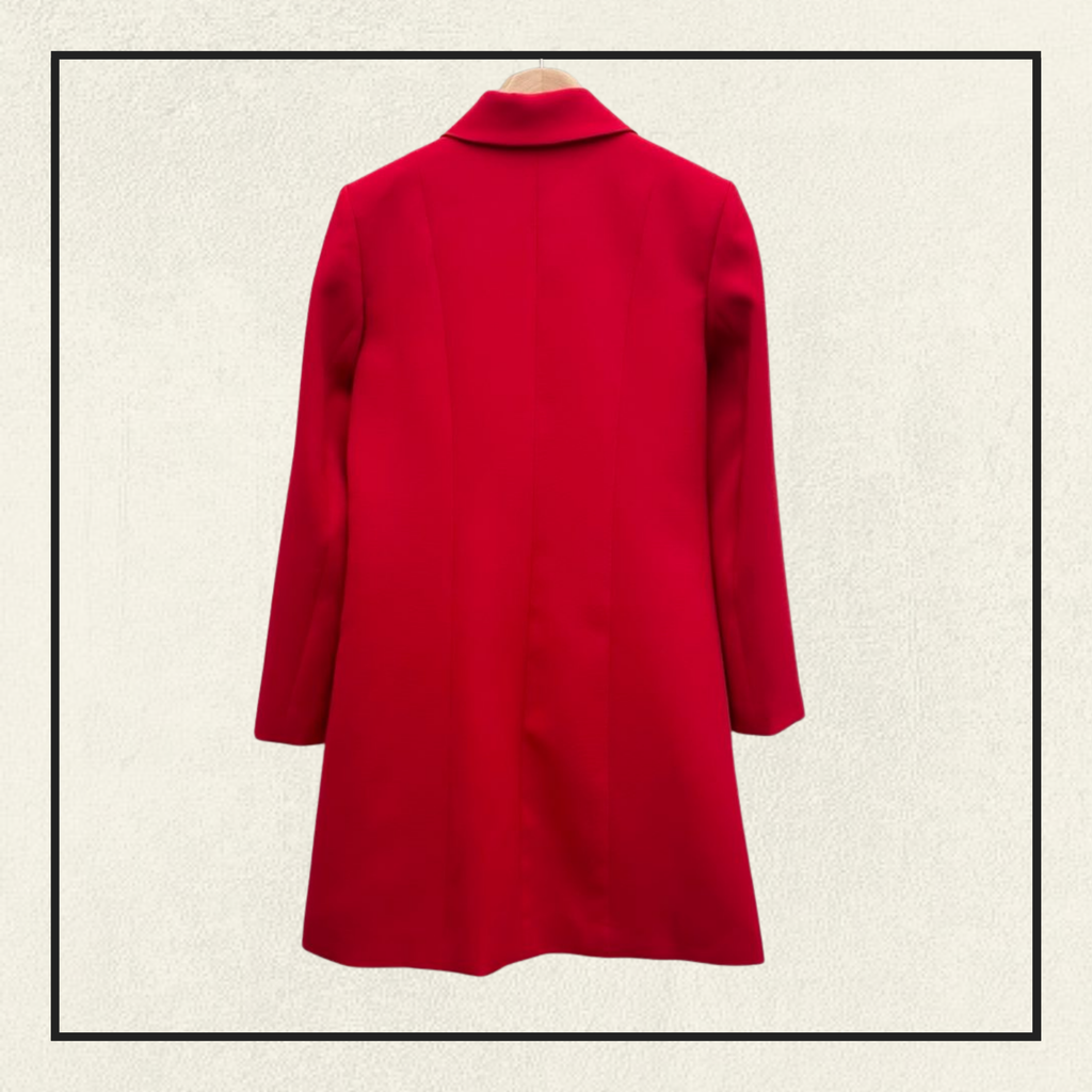 DOUBLE GG BUTTON WOOL COAT