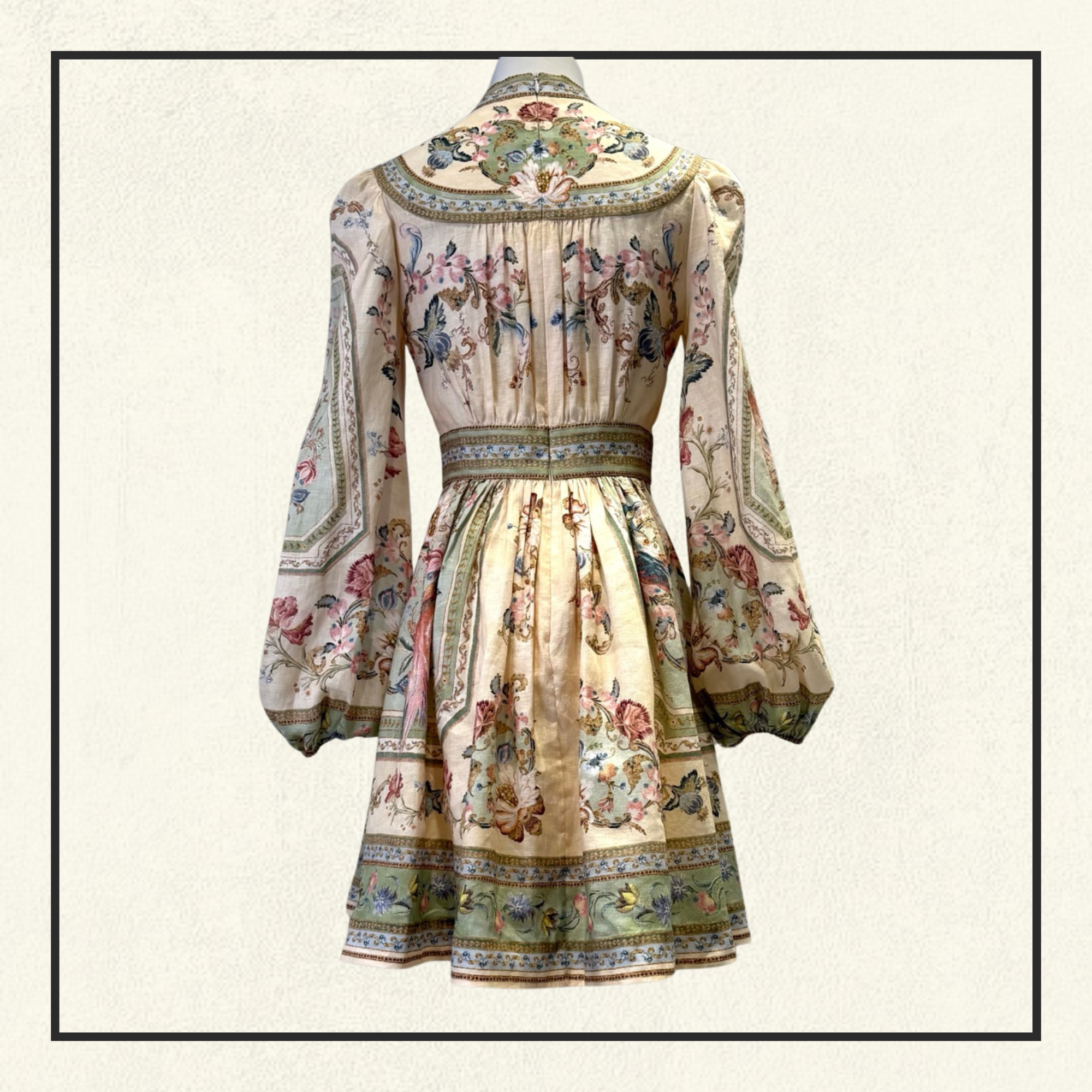 ROSELIGHT PLUNGE MINI DRESS