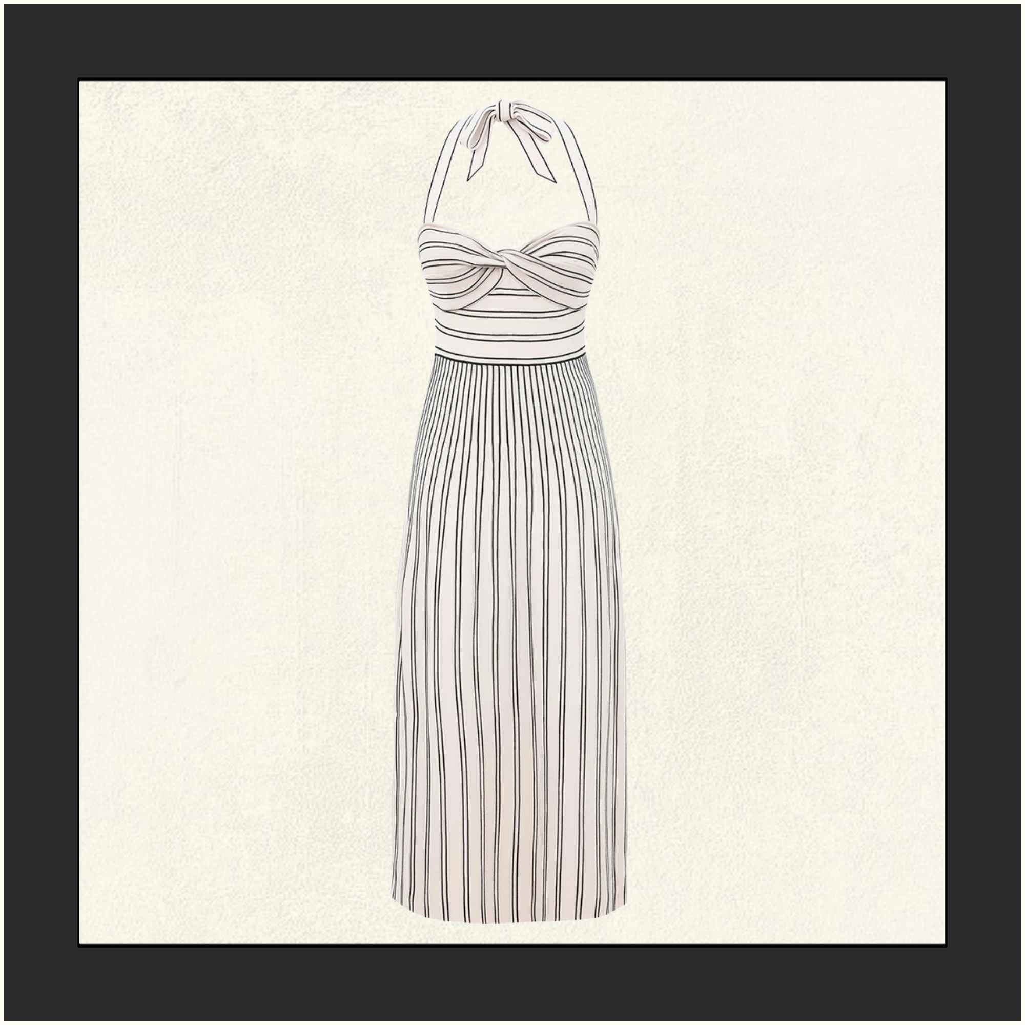 DAYLIGHT TWIST MIDI DRESS