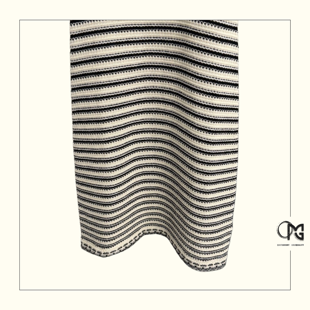 COTTON KNIT MINI DRESS & SWEATER