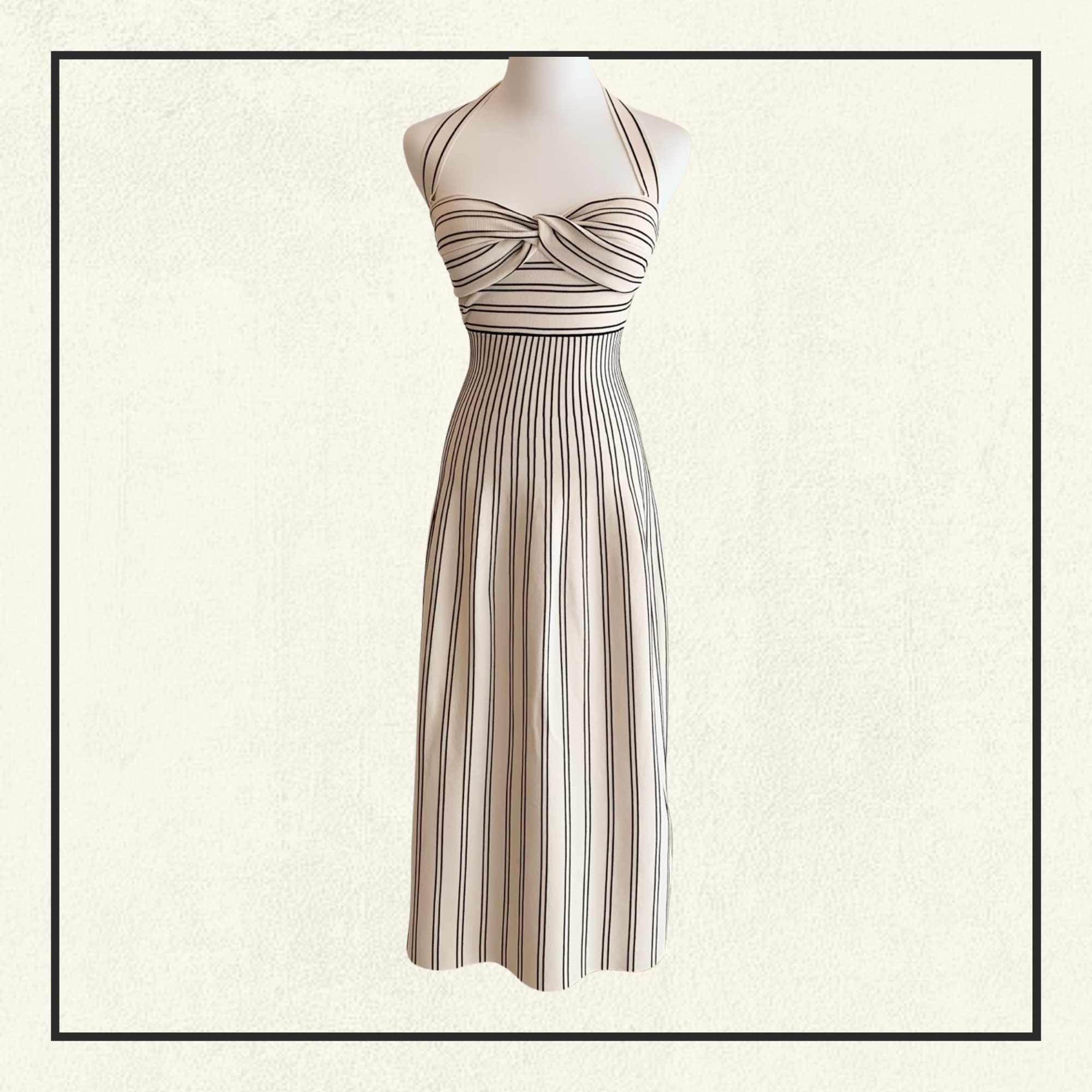 DAYLIGHT TWIST MIDI DRESS