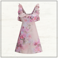CRUSH FRILL MINI DRESS