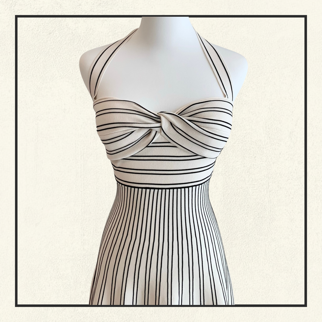 DAYLIGHT TWIST MIDI DRESS