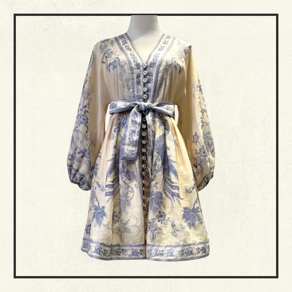 INDRA PLUNGE MINI DRESS