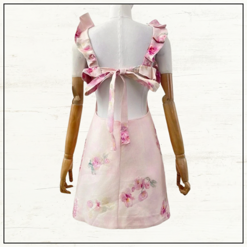 CRUSH FRILL MINI DRESS