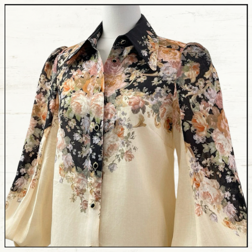 ILLUSTRATION BODY SHIRT & PENCIL SKIRT