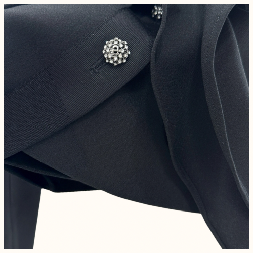 RuFFLED CROPPED JACKET