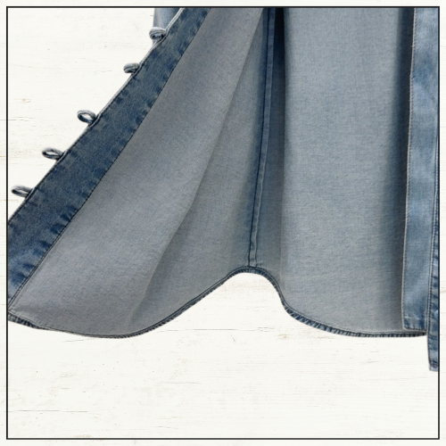 LUCKY DENIM BLOUSE & SHORTS