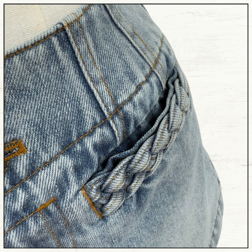 LUCKY DENIM BLOUSE & SHORTS