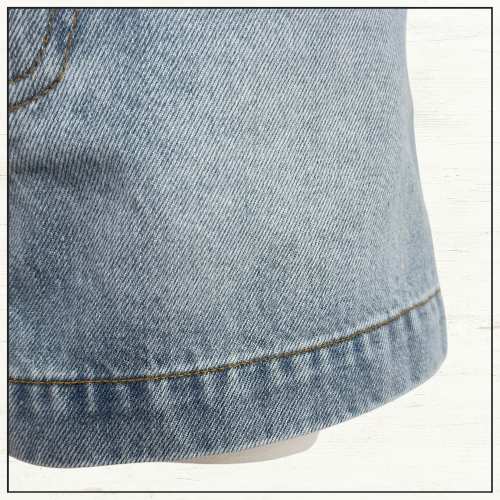 LUCKY DENIM BLOUSE & SHORTS