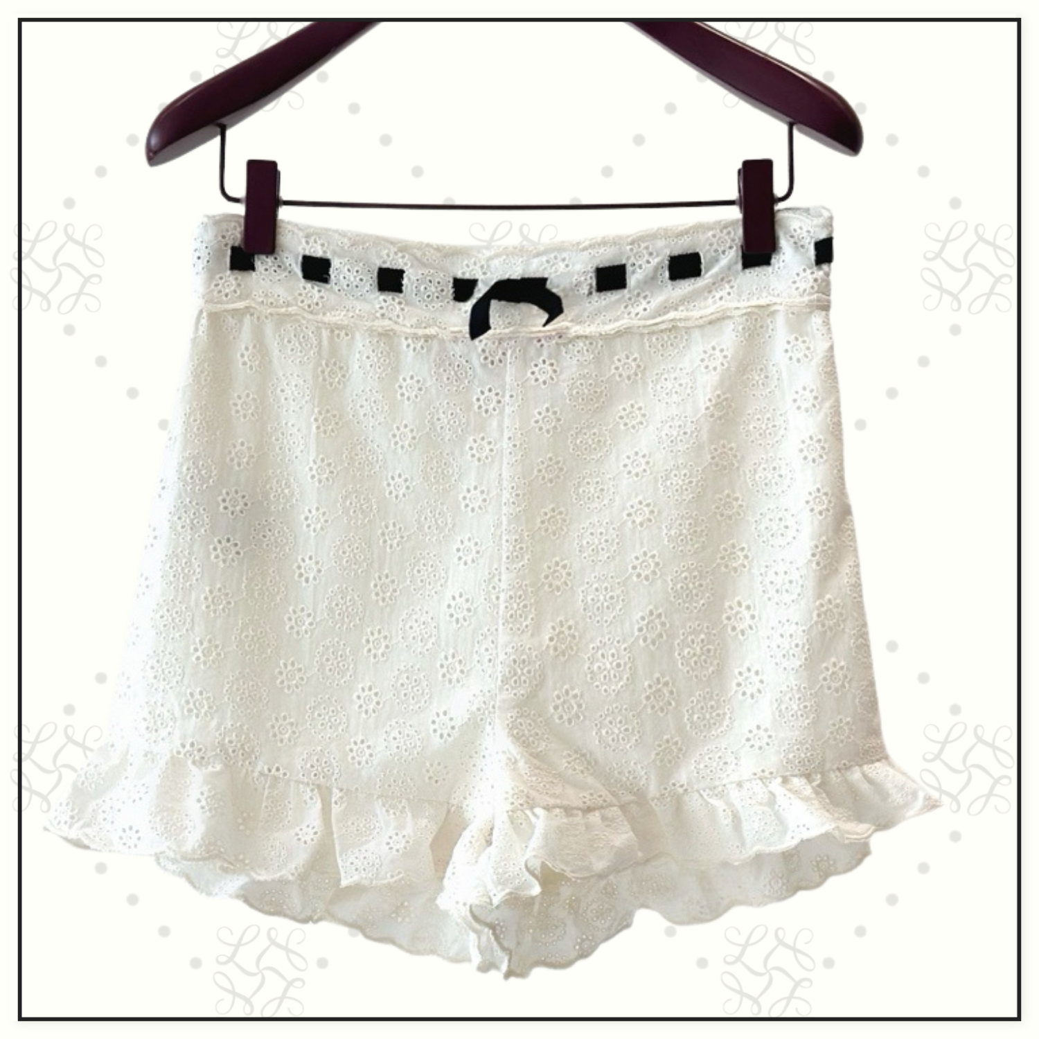 DAISY POLKA DOT SANGALLO SHIRT & SHORTS