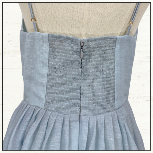 ILLUMINATE V NECK MIDI DRESS