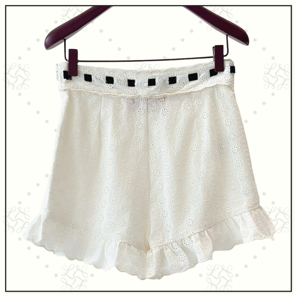 DAISY POLKA DOT SANGALLO SHIRT & SHORTS