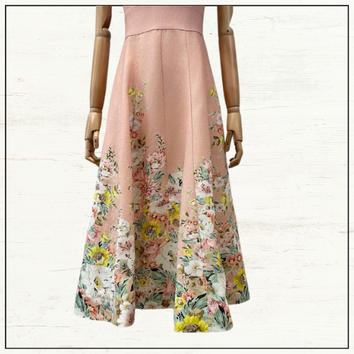 MATCHMAKER PICNIC LINEN MIDI DRESS