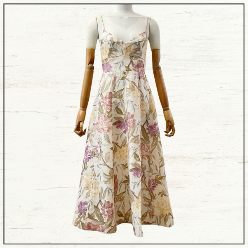 ILLUSTRATION PICNIC MIDI DRESS