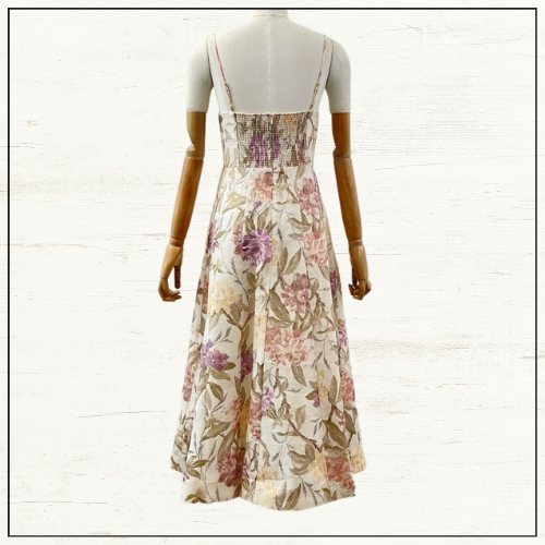ILLUSTRATION PICNIC MIDI DRESS