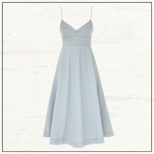 ACACIA DENIM MIDI DRESS