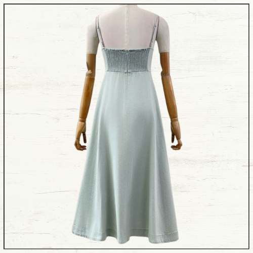 ACACIA DENIM MIDI DRESS